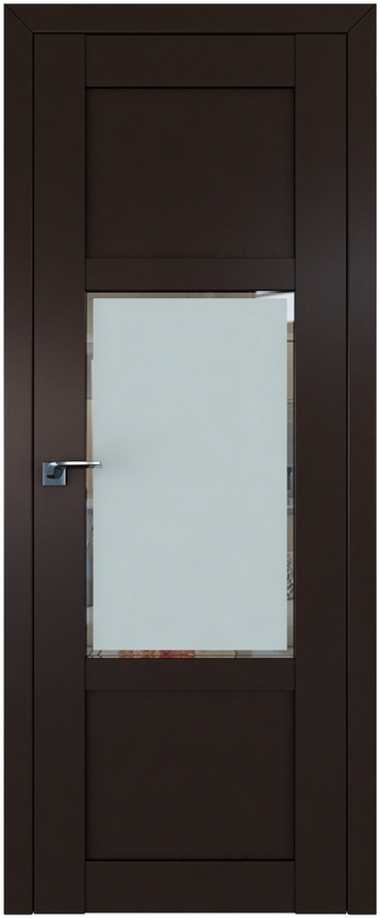 межкомнатные двери  Profil Doors 2.15U Square тёмно-коричневые
